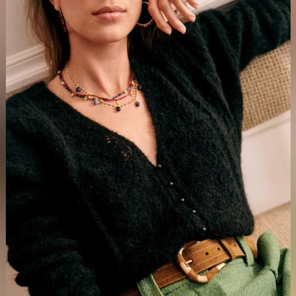 Sézane Lison Jumper in Black